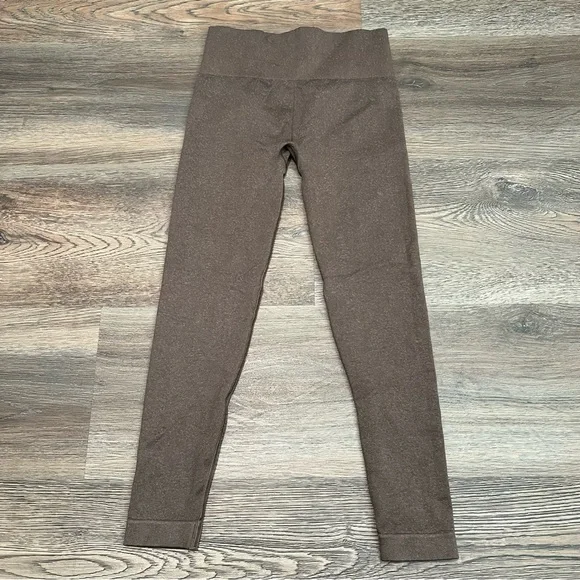 Gymshark Brown Adapt Fleck Seamless Leggings Small - Picture 3 of 8